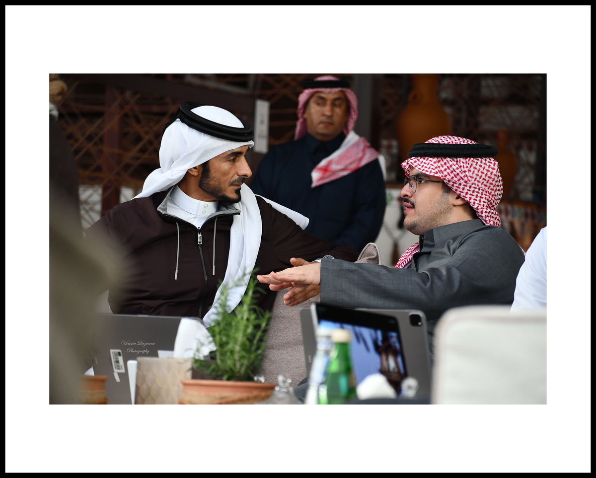 Sheikh Jassim bin Hamad Al Thani (Royal Family of Qatar) and Prince Abdulmajeed bin Sultan Al Saud (Royal Family of Saudi Arabia)